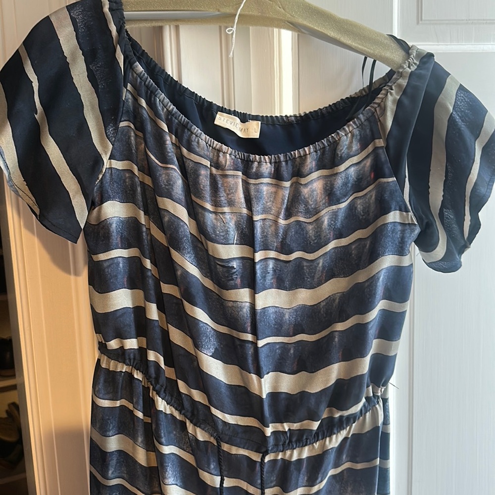 Stevie May beautiful silk maxi dress size L